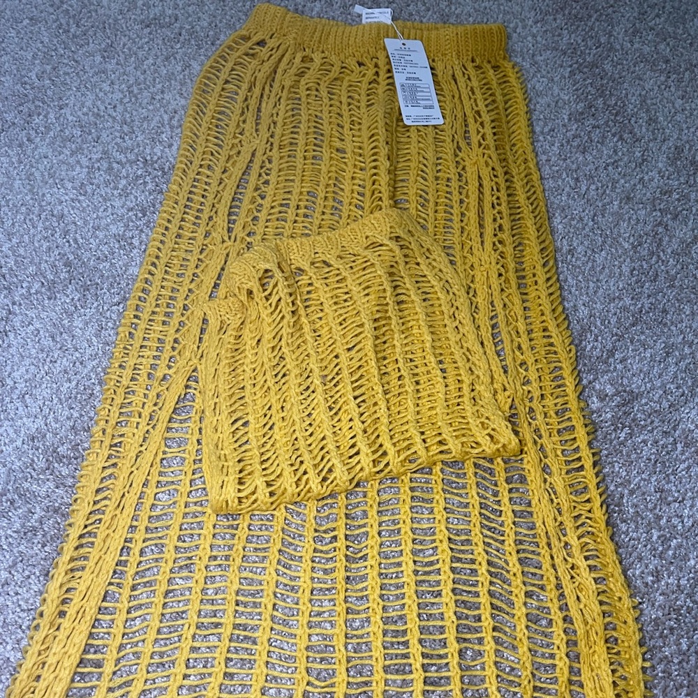 Crochet Split Skirt